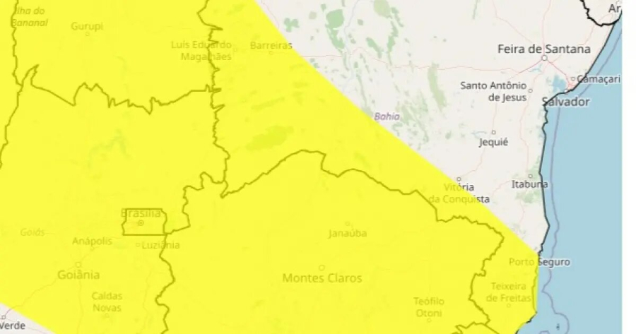 Inmet emite alerta de chuvas para 115 municípios baianos nesta sexta