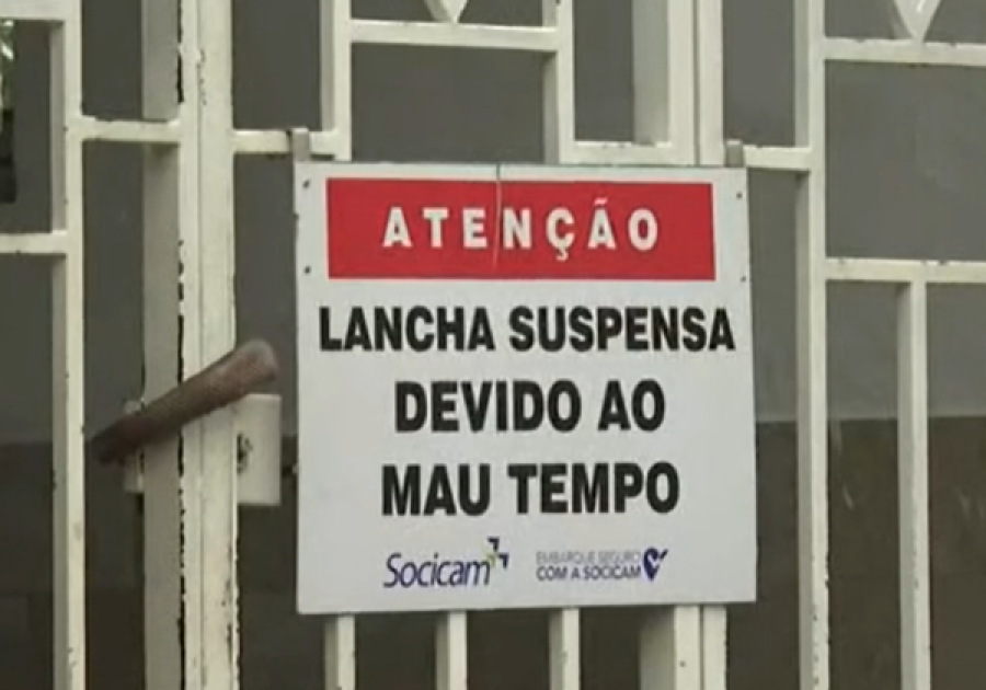 Travessia Salvador-Mar Grande permanece suspensa devido ao mau tempo nesta terça-feira (26)