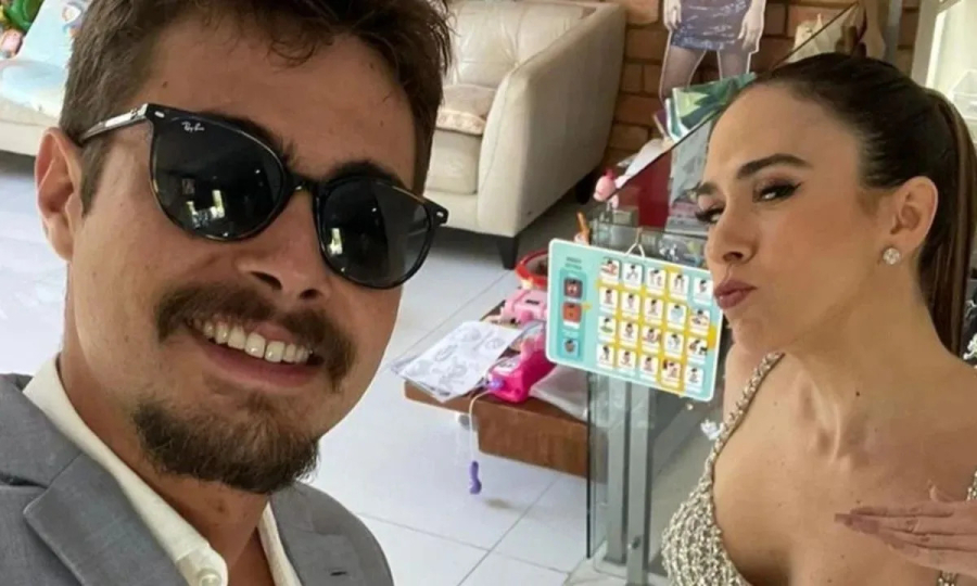 Rafa Vitti celebra oito anos com Tatá Werneck com vídeo inusitado