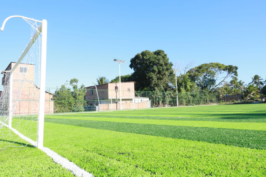 Prefeitura de Mata de São João inaugura novos campos de grama sintética nesta semana