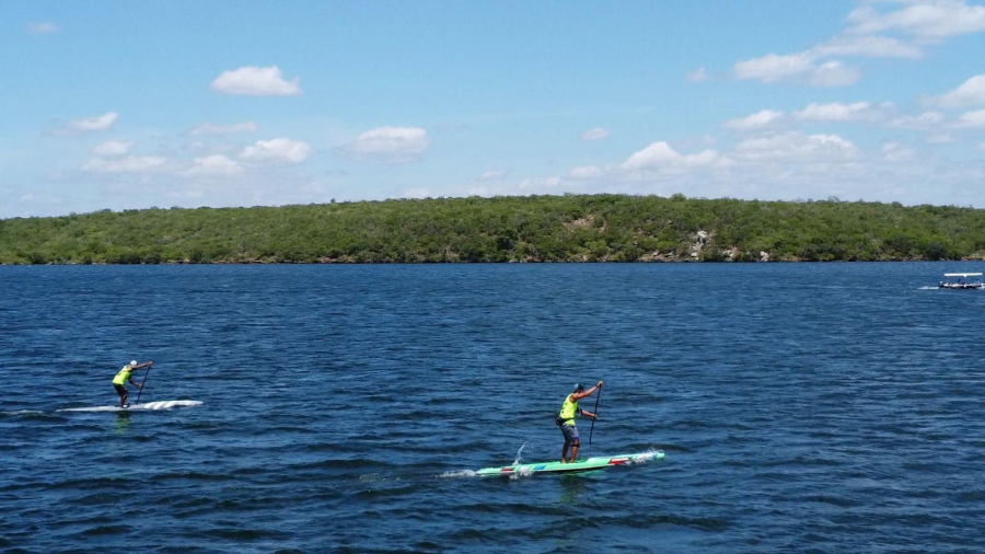 Atleta matense Emerson Juba vence primeira etapa do Circuito Brasileiro de SUP Race