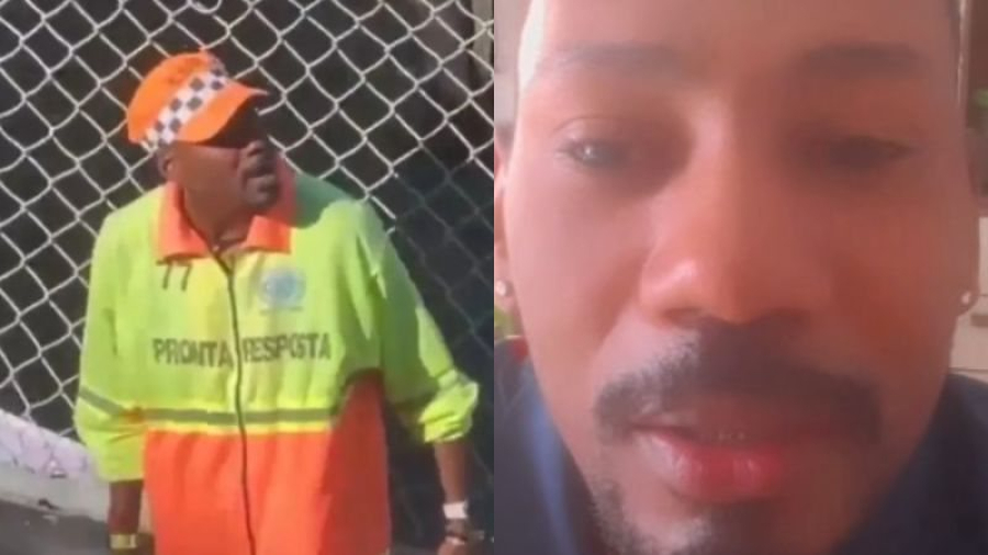 Segurança que cantou música do Bahia em jogo no Barradão desabafa após ser demitido; assista