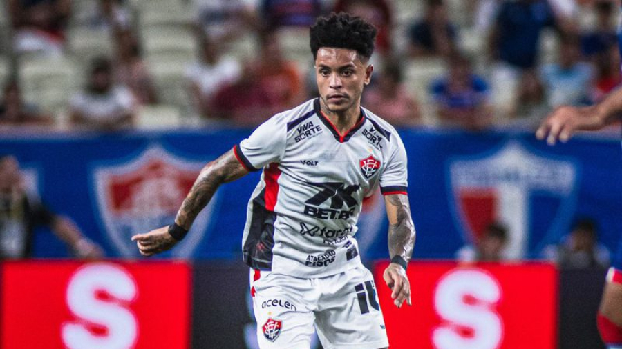 Com final do Baiano batendo na porta, Matheusinho, do Vitória, segue sem treinar com bola